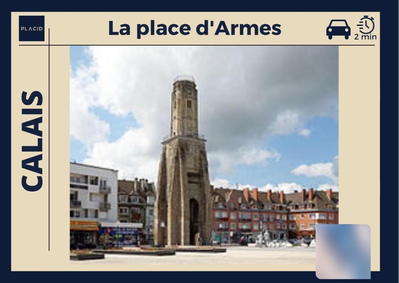 * The Gold Time * Appartement Confort * Centre-Ville Calais Dış mekan fotoğraf